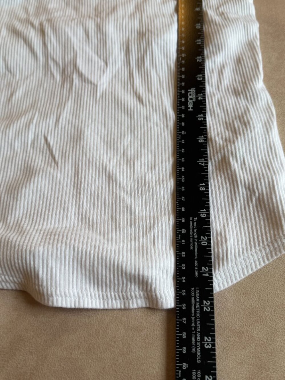 J. Crew Vintage rib shelf-bra tank top • size small • white • BQ897 - Picture 4 of 8
